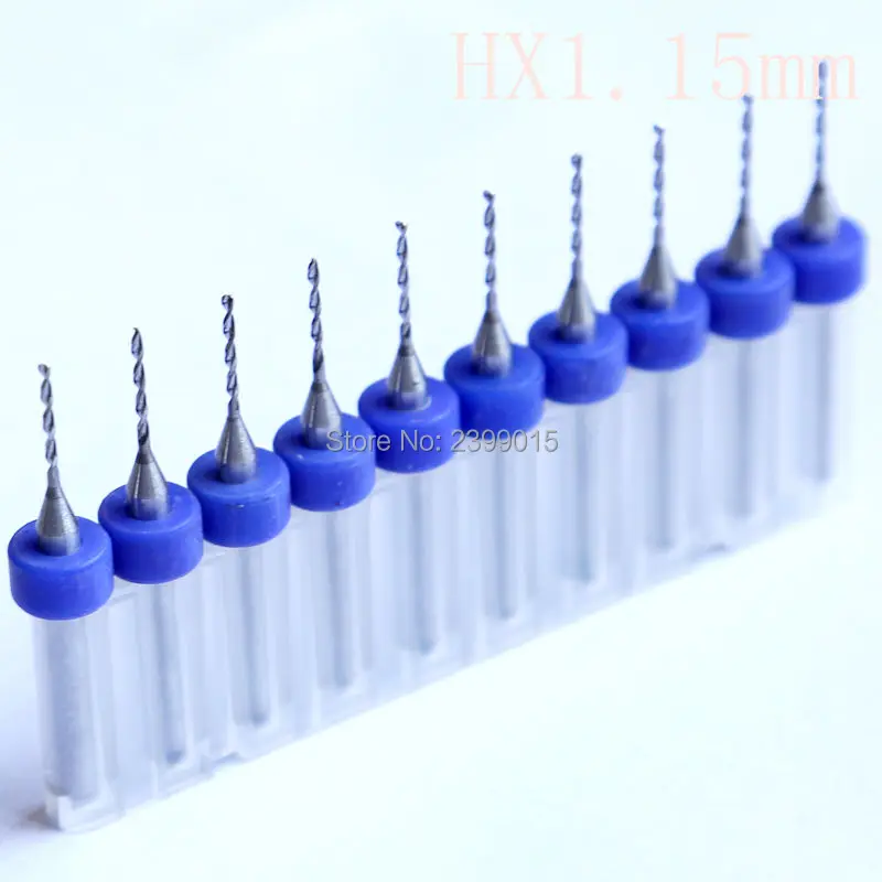 

1.15mm PCB Bit Kit 10PCS Tungsten Carbide CNC Router Wood Tools Metal Micro Engraving Machine Drilling Tools