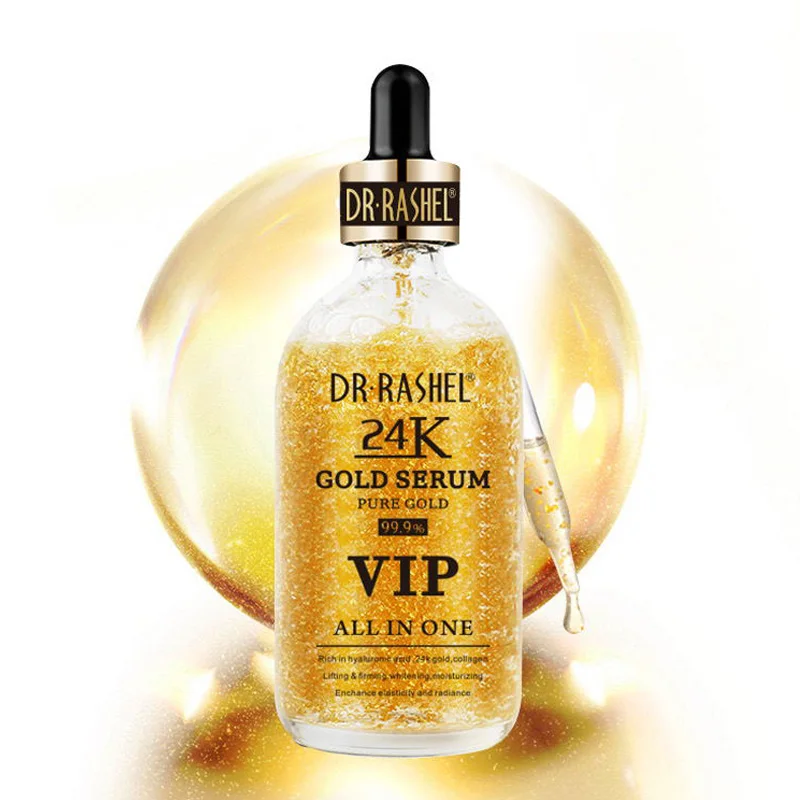 DRRASHEL 24K Золотая Сыворотка для лица лифтинг укрепляющая эссенция Гиалуроновая