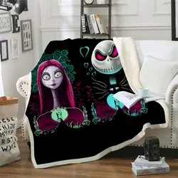 Счастливые влюбленные 3D шерстяное одеяло с принтом диване Стёганое одеяло Дорожный Чехол молодежи постельные принадлежности Outlet бархат