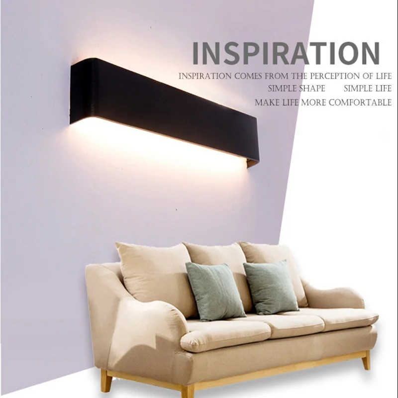 

Moderne Minimalistische LED Aluminium Bed Lights Lamp Bedlampje Wandlamp Kamer Badkamer Spiegel Licht Direct Creatieve Gangpad