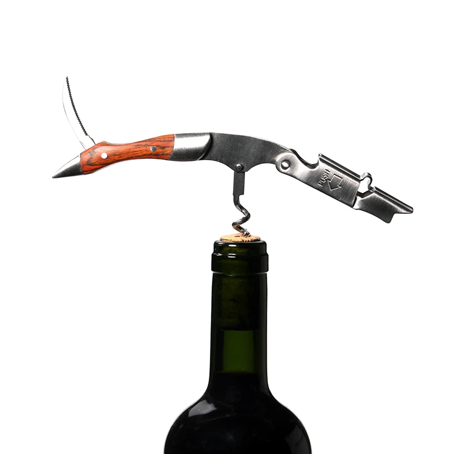 Waiters Corkscrew Professional All-in-one Wine Opener Bottle Beer Cap Opener Foil Cutter The Favored Choice of Sommeliers