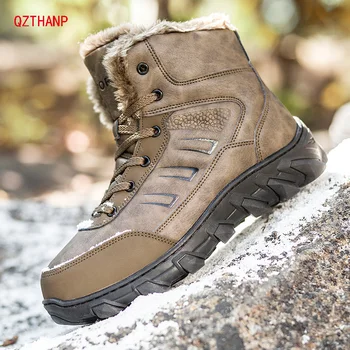 

Winter/Autumn Fashion Boots Men Shoes Male Adult Casual Ankle Rubber Anti-Skidding Boots Men work safety Shoes Footwear Sneaker