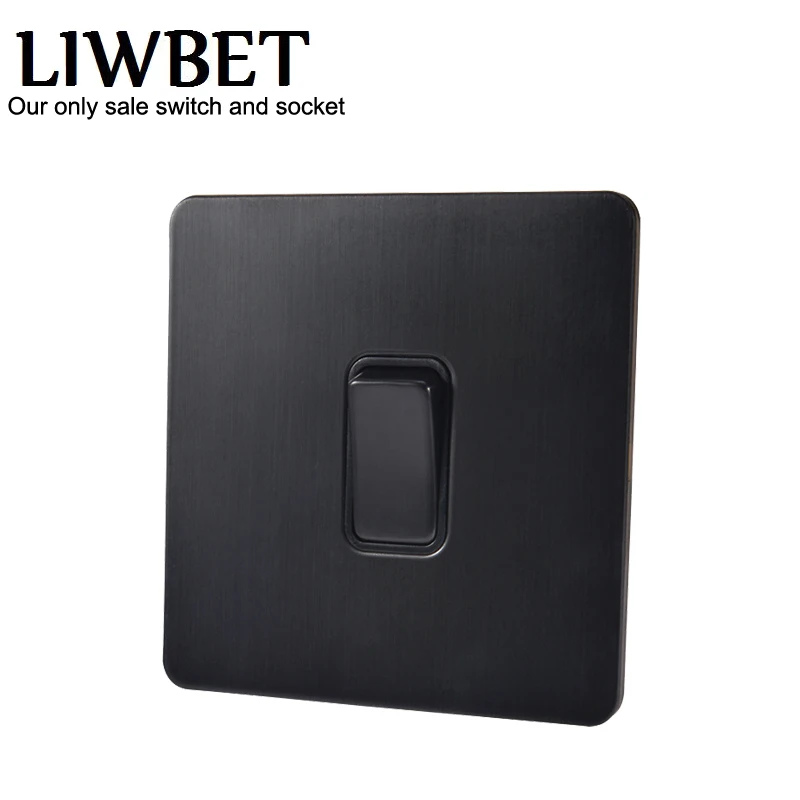 

Black color 1 gang 2 way Wall Switch and 10A black color Light Switch
