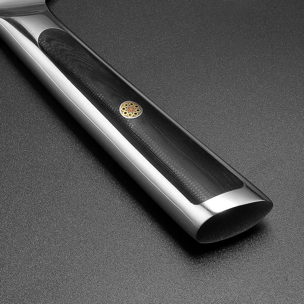 SUNNECKO 6 шт Кухня Набор ножей Slicer утилита Santoku шеф-повар Ножи ножи японский Дамаск VG10 Сталь Sharp G10 ручка