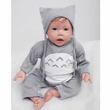 Wholesale Prince 20 Inch Reborn Baby Dolls Lifelike Silicone Babies Boy Toy Newborn Doll With Clothes Kids Birthday Xmas Gift