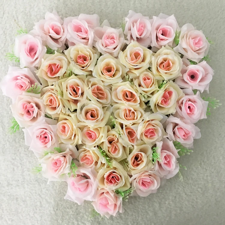Новые поступления(40*38 см) мятно-зеленые милые цветы в форме сердца для вечерние, свадебные, автомобильные, настенные, дверные, искусственные декоративные цветы