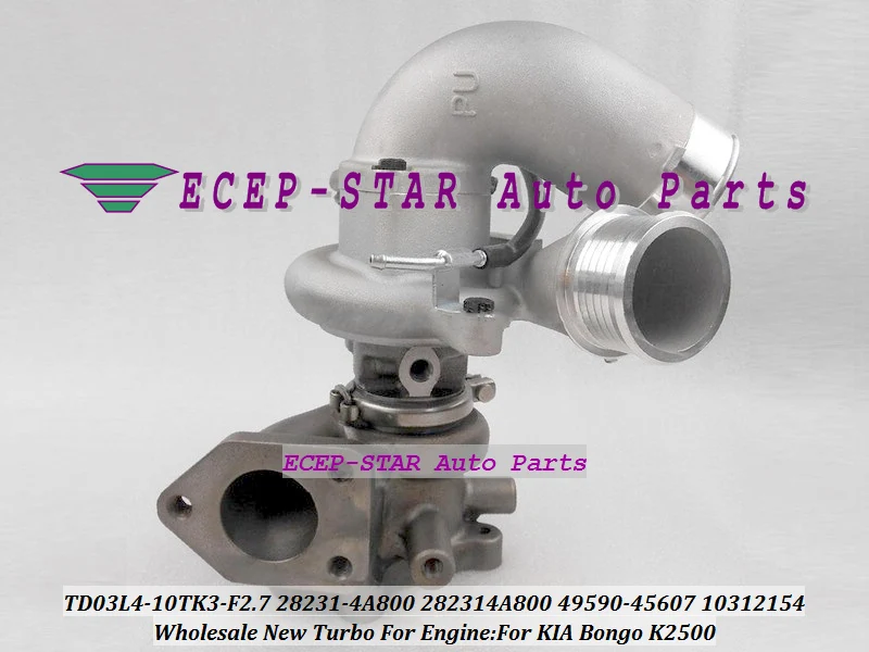 TURBO TD03L TD03L4-10TK3-F2.7 28231-4A800 28231 4A800 282314A800 49590-45607 49590 45607 10312154 For KIA Bongo K2500 2.5L 1.5L (2)