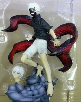 

Tokyo Ghoul Figure Model Toys Cartoon Figuras Anime Kaneki Ken Action Figures Toys Pvc Tokyo Ghoul Face Can Change 230mm KA0318