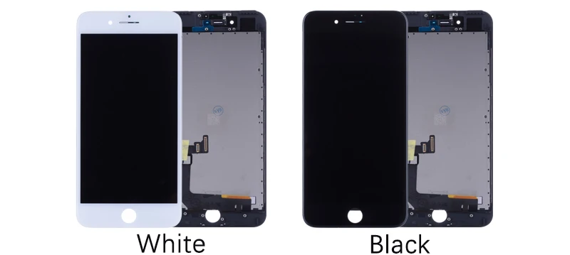 AAA Grade Дисплей для iPhone 7 7plus в сборе с тачскрином на рамке черный белый