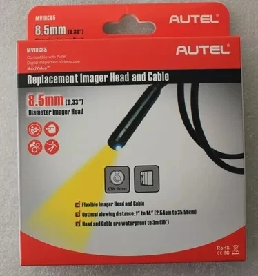 Original Autel MaxiVideo MV400/MV208 8.5mm Imager Head Replacement MVIHC8.5 USB