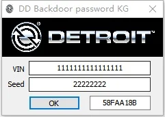 Detroit diesel Backdoor генератор паролей 2018