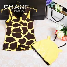 Слитный купальный костюм для мальчиков с шапочкой для купания милый купальный костюм с изображением жирафа для детей, детский пляжный купальный костюм желтого цвета