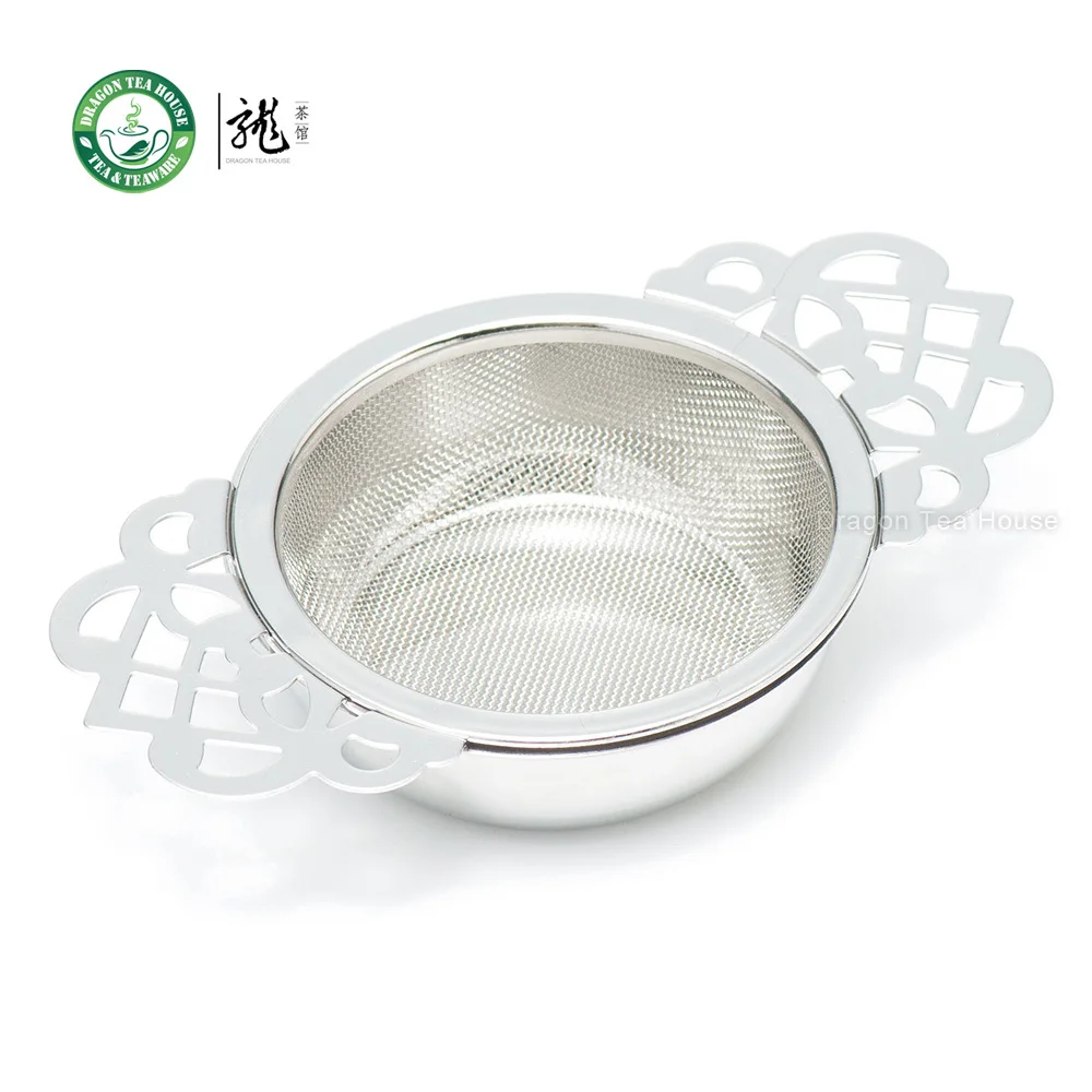 

Stainless Steel Fine Mesh Tea Strainer Filter Infuser with Drip Tray