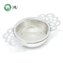 Edelstahl Feinmaschiges Teesieb Filter Infuser mit Tropfschale