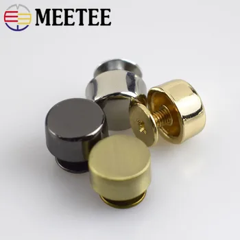 

Round Head Rivet Screw For Bags Decorative Studs Button Nail Rivet Metal Buckles Snap Hook Leather Hardware For Handbag