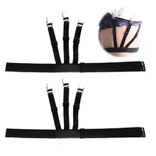 Стиль Мужская рубашка для отдыха подвязки эластичные регулируемые подтяжки держатели складывающийся водоотталкивающий ремень Нескользящая Пряжка Стиль рубашка подтяжки