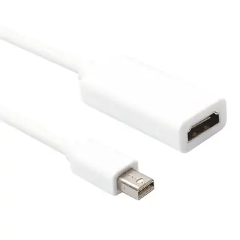 

2PCS 20CM Mini Display Port Male Thunderbolt DP To HDMI Female Adapter Cable For MacBook Air Pro iMac Mac Surface Pro