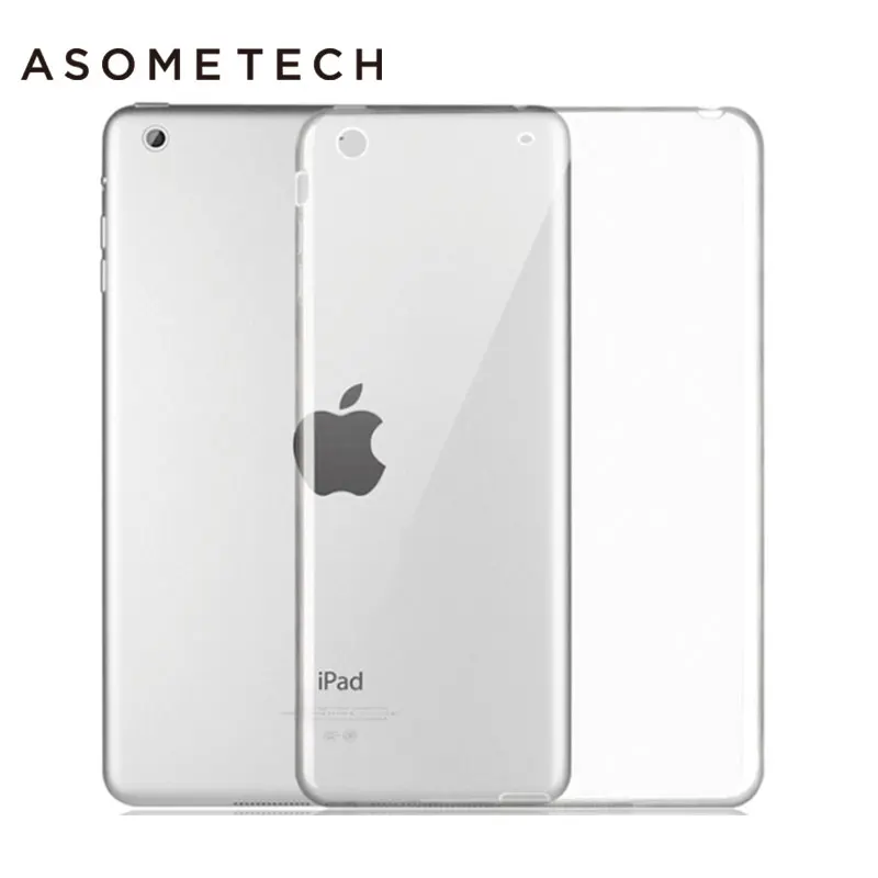 

For iPad Air 1 2 pro9.7 10.5 Soft TPU Tablet Back Case Silicone Transparent Cover For iPad 234 Mini 123 Crystal Protective Capa