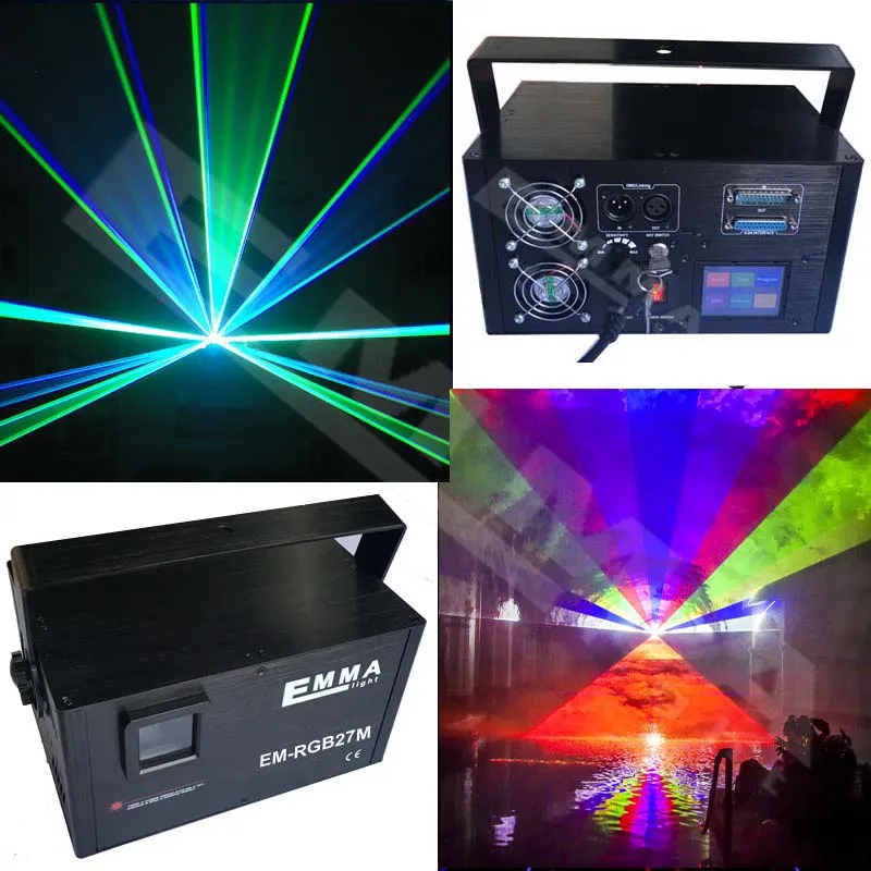 Laser christmas lights Moving Head Stage Lighting Auto Rotating RGB LED