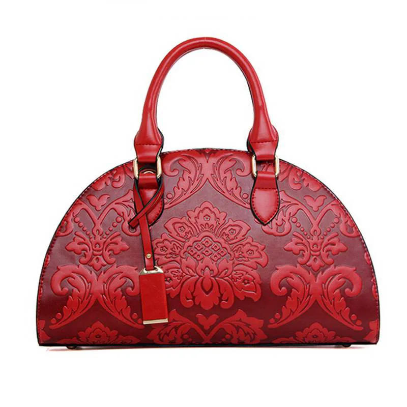 

famous National style women leather bags messenger bags shoulder bag high quality bolsa women handbag QT-158