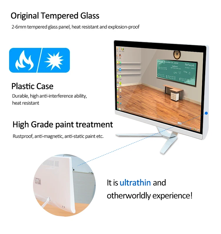

OEM 18.5"21.5" 23 21.5 inch indoor desktop computer All-In-One PC /double sided led screen All-In-One computer