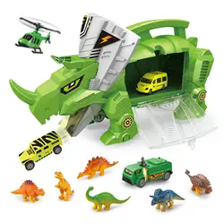 Милые забавные игрушки динозавров Transporter высокой четкости коробка для хранения автомобиль дети Портативный игрушки контейнерные