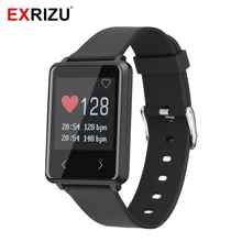 Exrizu TK002 Bluetooth SmartBand IP67 Smart Band монитор сердечного ритма браслет будильник шагомер браслет для IOS Android