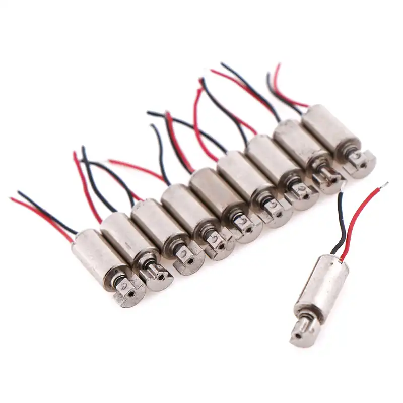 10x Nuevo Teléfono En Miniatura Motor de Vibración 4MM con vibración Coreless Motor Hazlo tú mismo