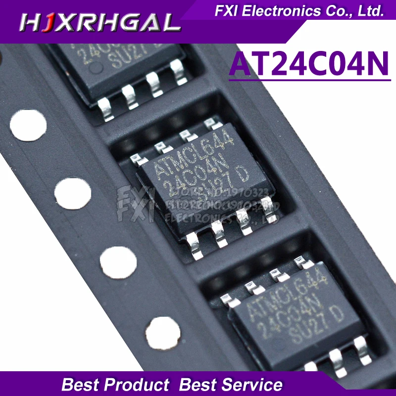 50pcs At24c02 At24c04 At24c08 At24c16 At24c32 At24c64 At24c02n At24c04n ...