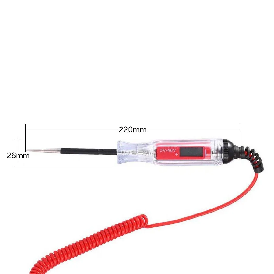 Best 3V48V Universal Digital LCD Electric Circuit Tester Car Boat Trailer RV Snowmobile Test