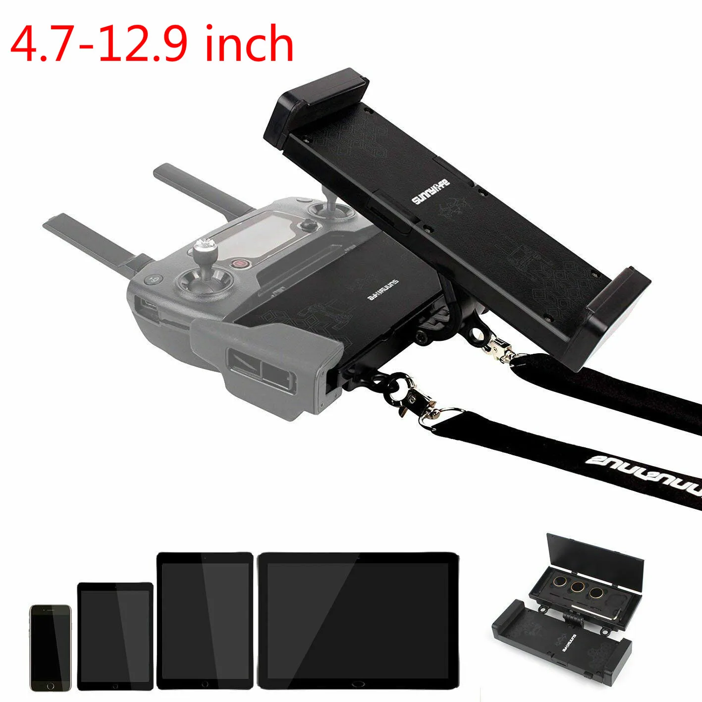 

4.7-12.9 inch Phone Tablet Holder Bracket Foldable Extended Support For MAVIC 2 / Pro / Air / Spark