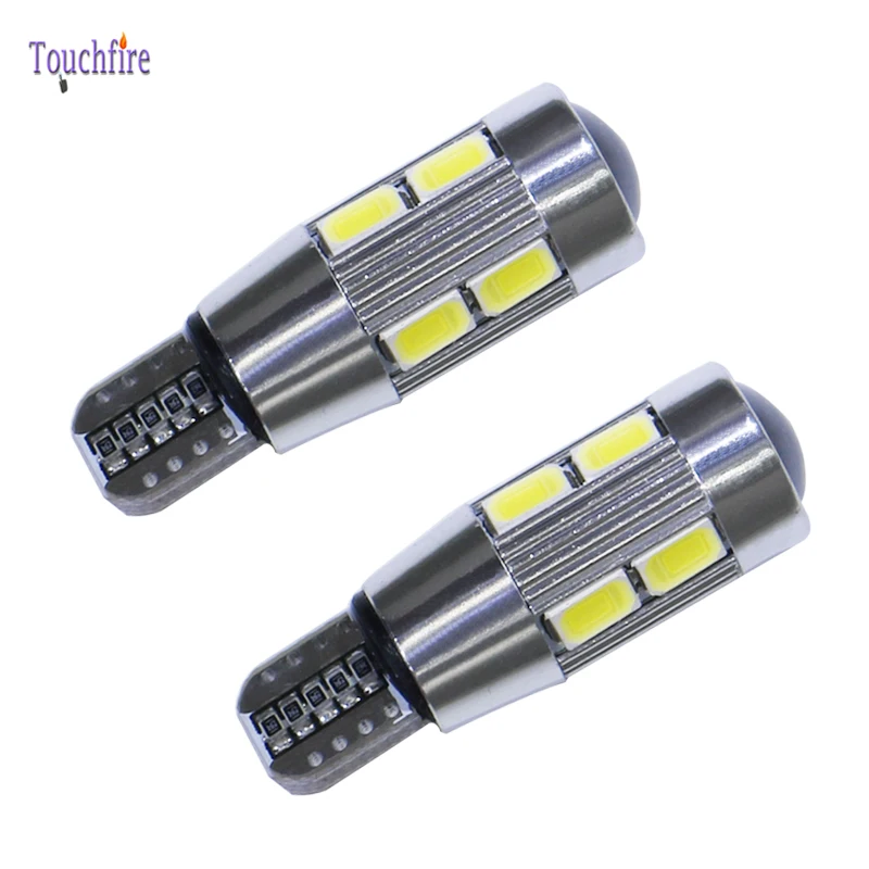 4PCS T10 LED Car Bulb Auto Canbus 194 W5W 5630SMD 10 Error Free Dome Signal Plate Clearance Light Dropshipping For Ford/Audi | Освещение