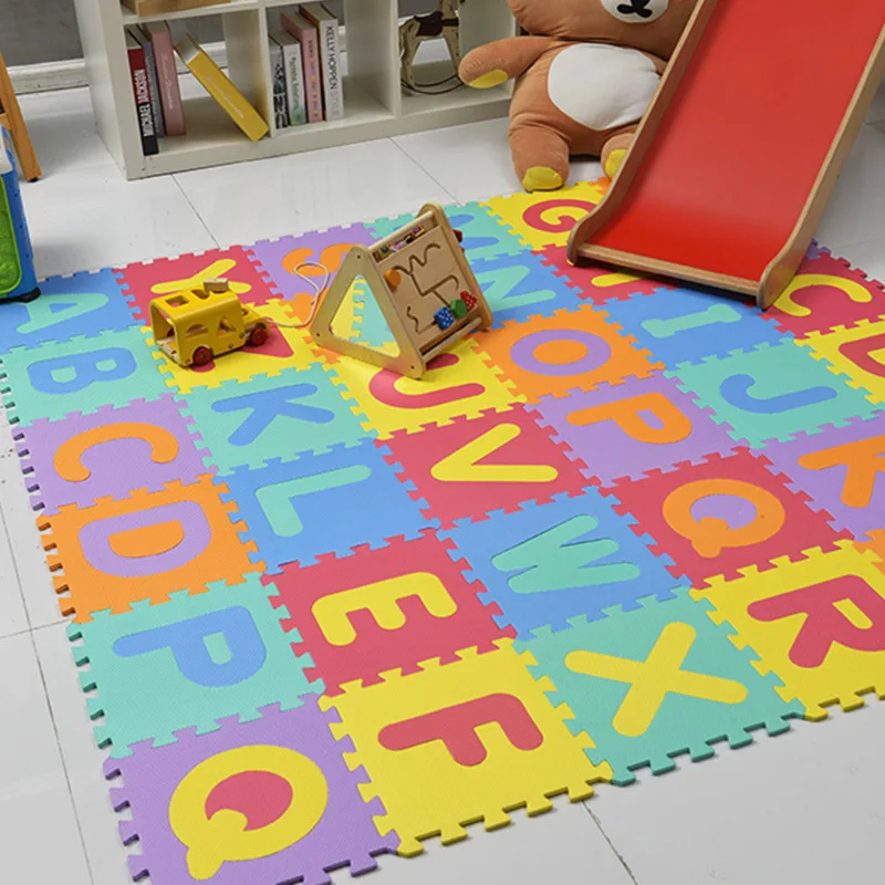 

9Pcs/set Baby Play Mat Alphabet Number Pattern Puzzle Toys Children EVA Foam 3D Puzzles Crawling Mats Floor Pad Educational Toys