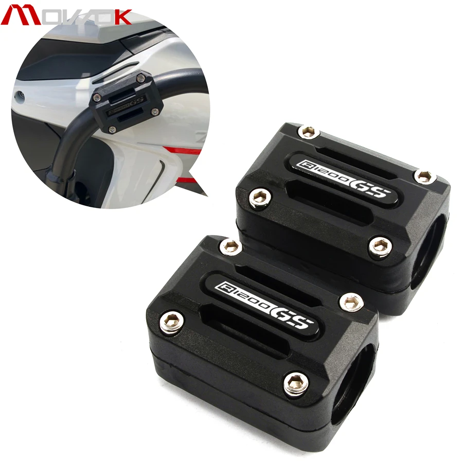 

LOGO R1200GS For BMW R1200GS LC R1200 GS ADV F700GS F800GS Motorfiets Motor Guard Bumper Bescherming Decoratieve Blok Crash Bar
