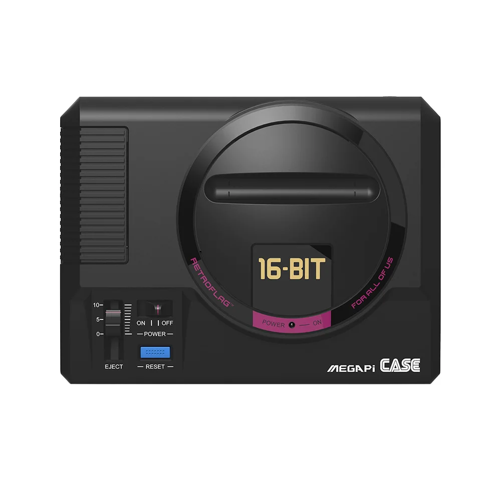 Retroflag MEGAPi Case SEGA MEGA MD Style Retropie Game Console for Raspberry Pi 3 Model B+(plus)/3B, Case with Fan Heatsinks Kit Retroflag MEGAPi Case SEGA MEGA MD Style Retropie Game Console for Raspberry Pi 3 Model B+(plus)/3B, Case with Fan Heatsinks Kit
