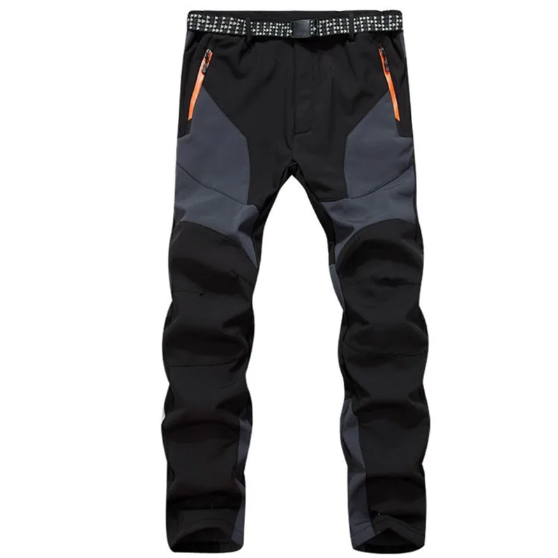 Iemuh marca deportes al aire libre hombres escalada Pantalones de senderismo Inner fleece Softshell Pantalones viento impermeable camping trekking Pantalones