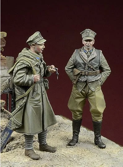 1/35 фигурки из смолы модельные наборы Польские солдаты Второй мировой войны