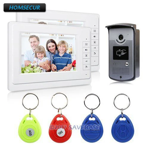 

HOMSECUR 7"Wired Video Door Phone Doorbell Home Security Intercom System