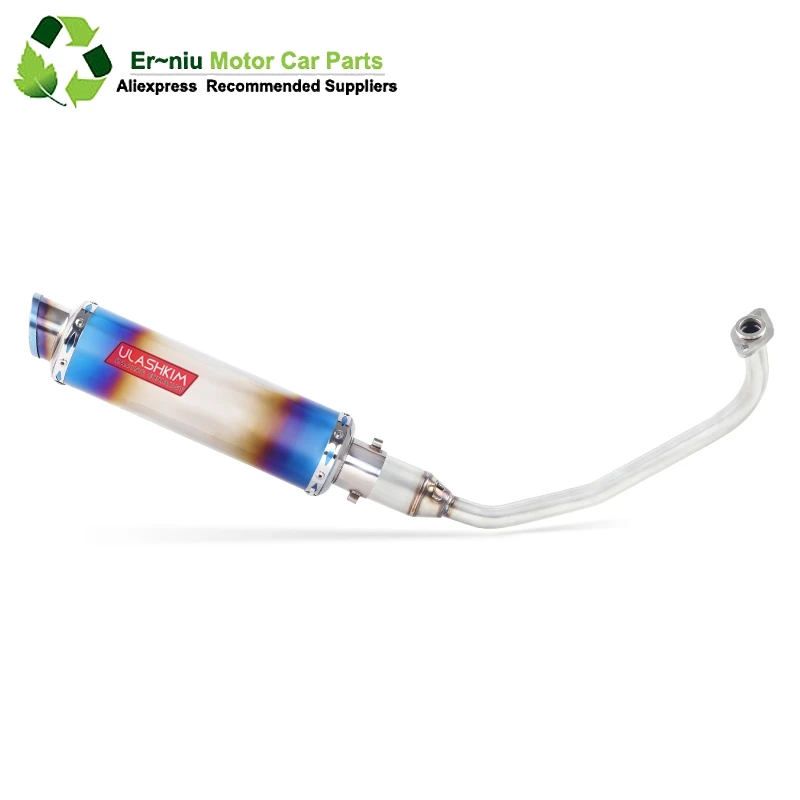 

PCX 125 150 Motorcycle Scooter Exhaust Muffler Full System Middle Pipe Slip-On Escape Fit For HONDA PCX125 PCX150