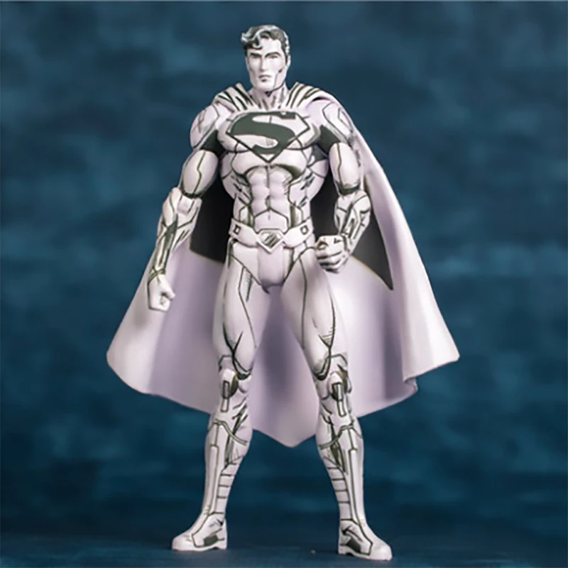 

Justice League Batman Superman Sketch Dolly Model Joint movable Model painting Toy Decoration