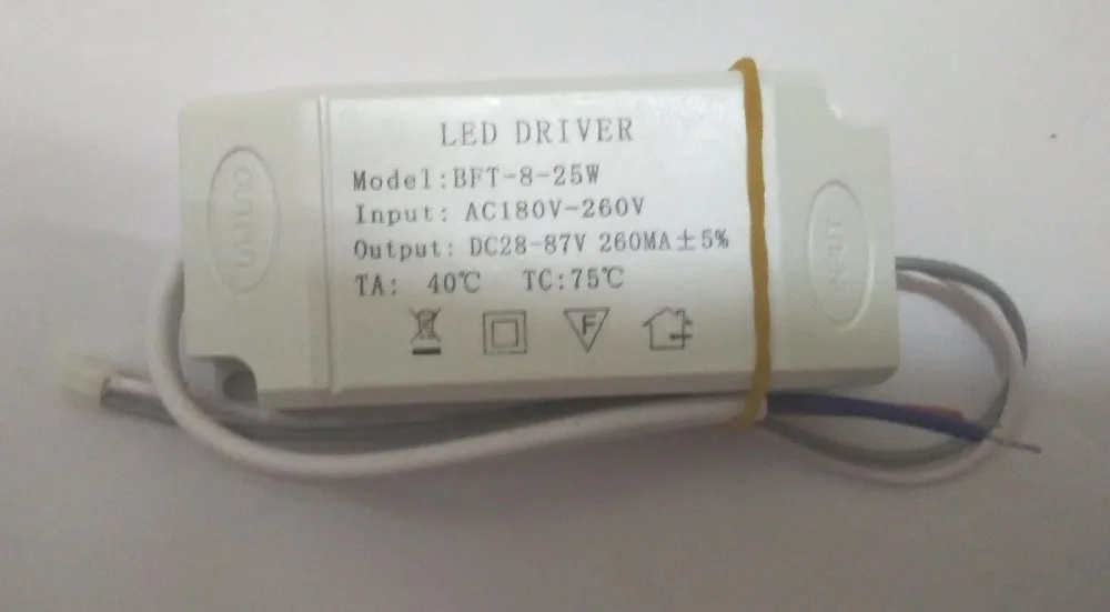 

1pcs Trustworthy External Ceiling Light LED Power Driver Supply Transformer 8-25W LED Driver lamp driver