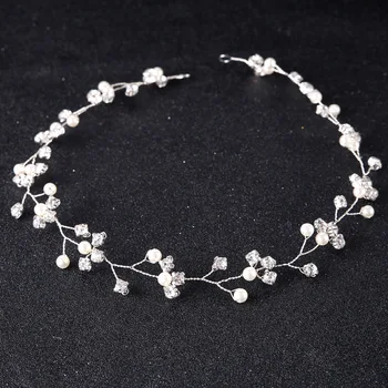 Bridal Crystal Bride Decoration Hairband Ornaments 1