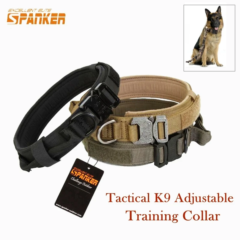 EXCELLENT ELITE SPANKER Tactical K9 Adjustable Training Collars with 1.