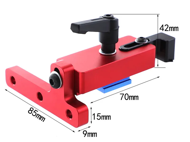 Miter Track Stop алюминий сплав 45 т треков джиг DIY T слот скамейки приспособление для фрезерный стол пилы Деревообработка инструменты