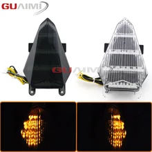 Luce della Coda del motociclo Led Integrato Running Indicatore di Direzione Freno Per Yamaha R6 YZF 2008-2012