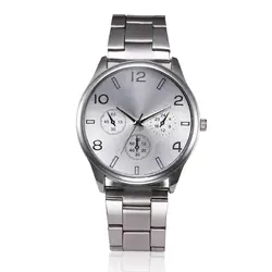 9 s и дешевые модные роскошные человек Для женщин Кристалл Нержавеющая сталь Аналоговые кварцевые наручные часы Высокое качество часы #330717