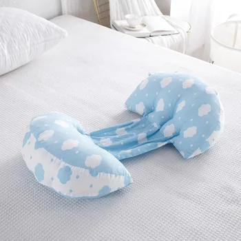 

Comfortable Soft Pregnant Body Pillow Side Sleeper Pro Pillow Simple Pattern Quality Cotton Maternity Nursing Pregnancy Pillow