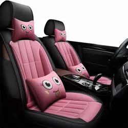 (Спереди и сзади) Специальные кожаные чехлы сидений автомобиля для BUICK Angkola Park Avenue Enclave Encore Excelle GT XT Envision Regal скрыть