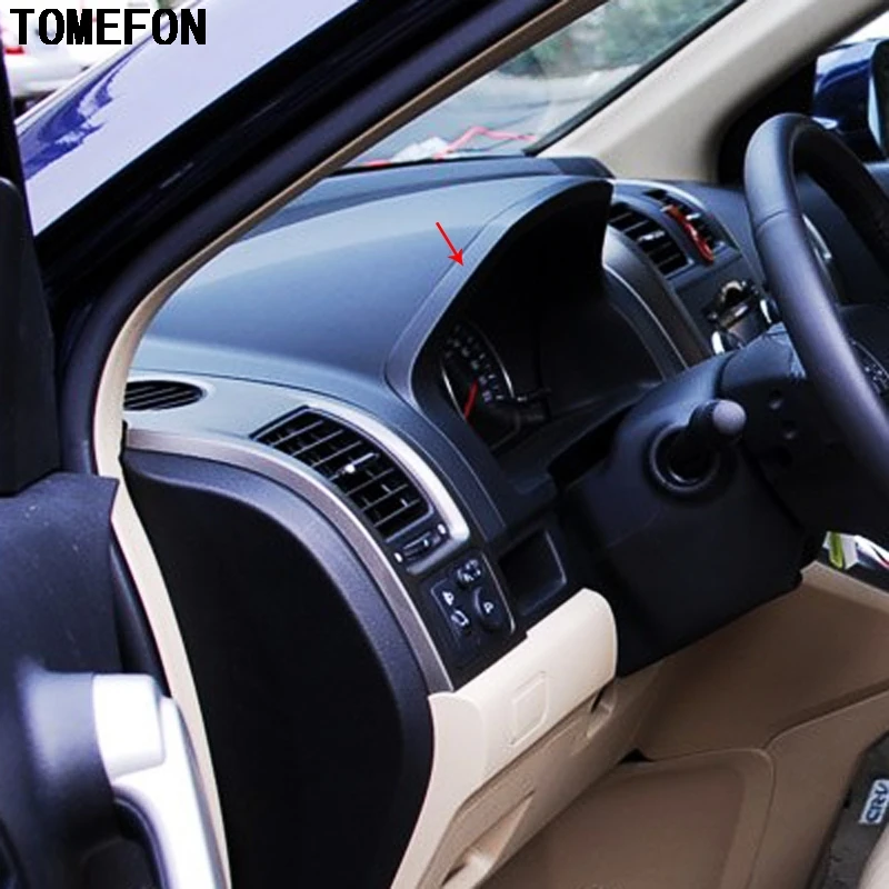 TOMEFON для Honda CRV 2007 2008 2009 2010 LHD ABS углеродное волокно краска Передняя панель