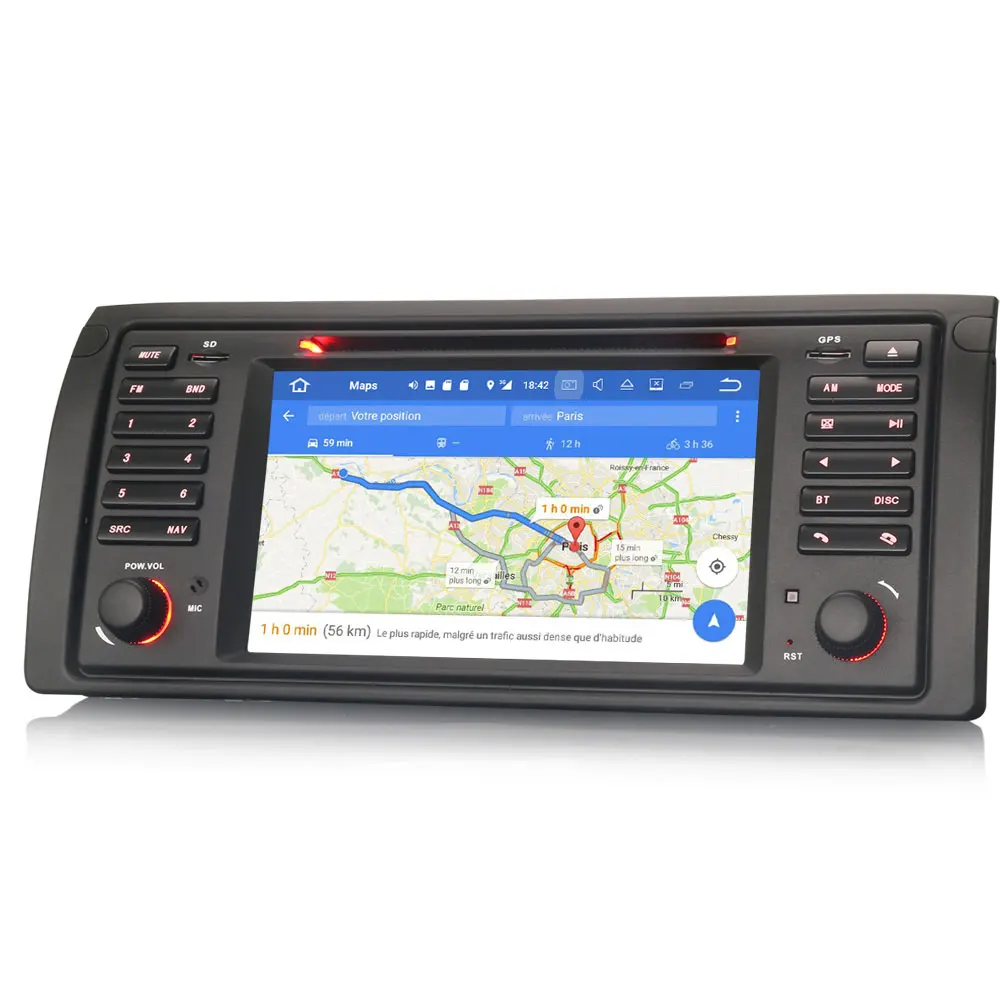 Автомобильная Мультимедийная система One Din на платформе Android 9 1 с GPS навигацией для